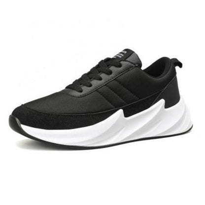 ARCFIT Men's Black Mesh Comfy Sneakers